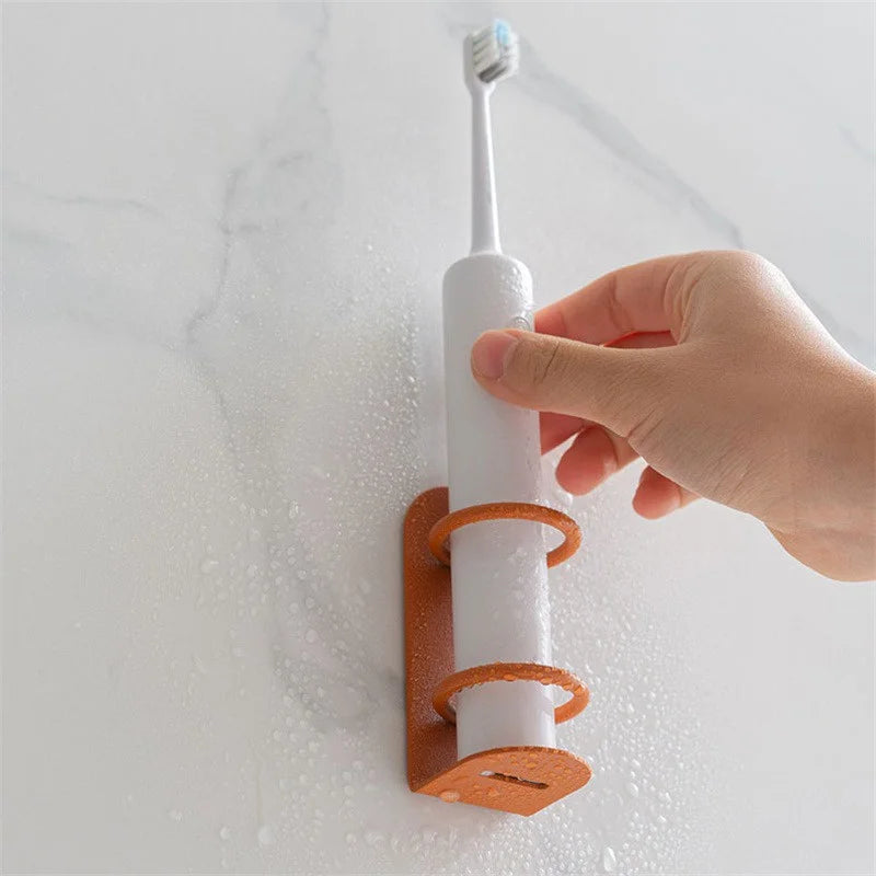 Wall-Mounted Electric Toothbrush & Razor Holder – Space-Saving Bathroom Organizer