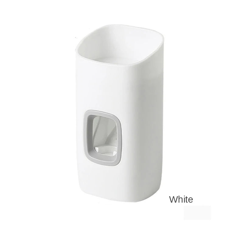 Wall Mounted Automatic Toothpaste Dispenser – Hands-Free Toothbrush Holder