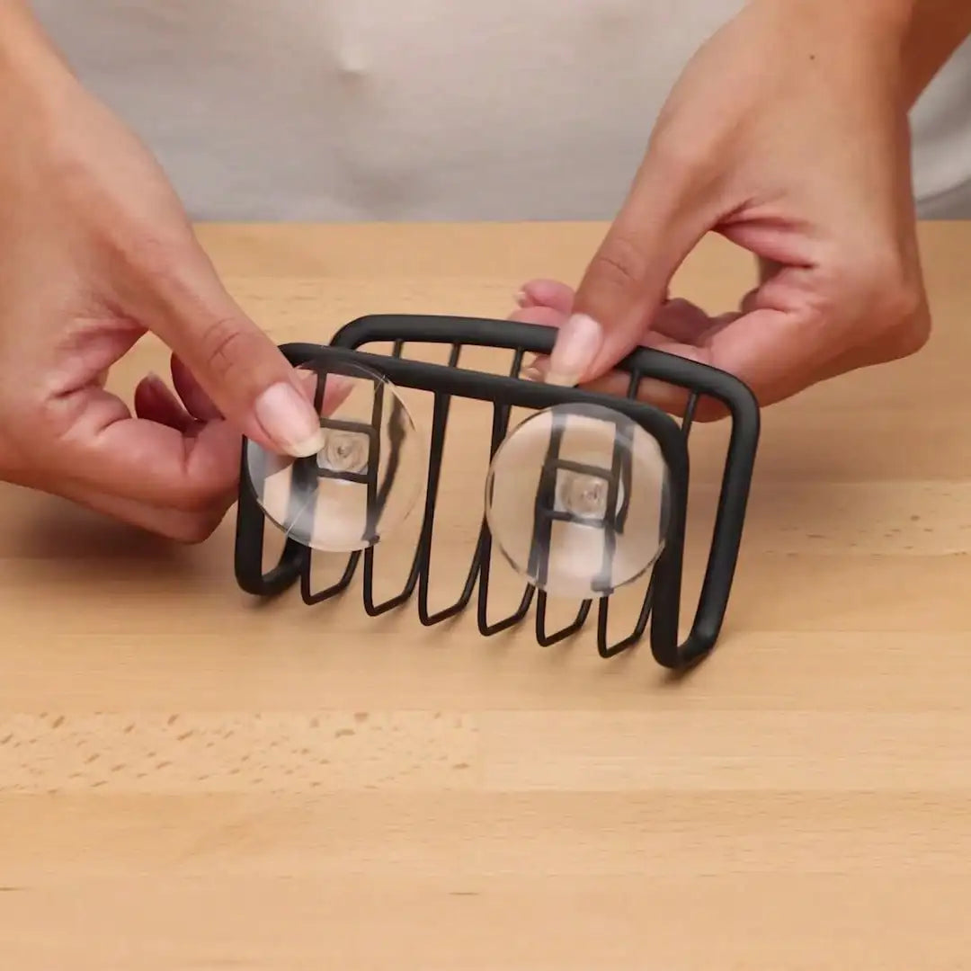 Multifunctional Sponge Holder – Rustproof Kitchen Sink Caddy Organizer