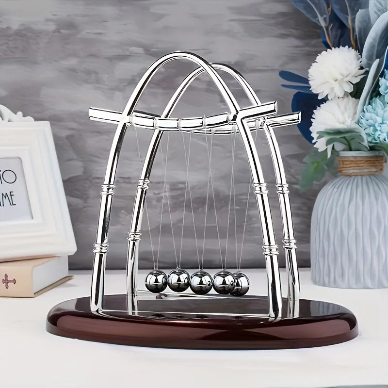 Newton Spring Ball Balance Ball Pendulum – Educational Kinetic Demonstrator