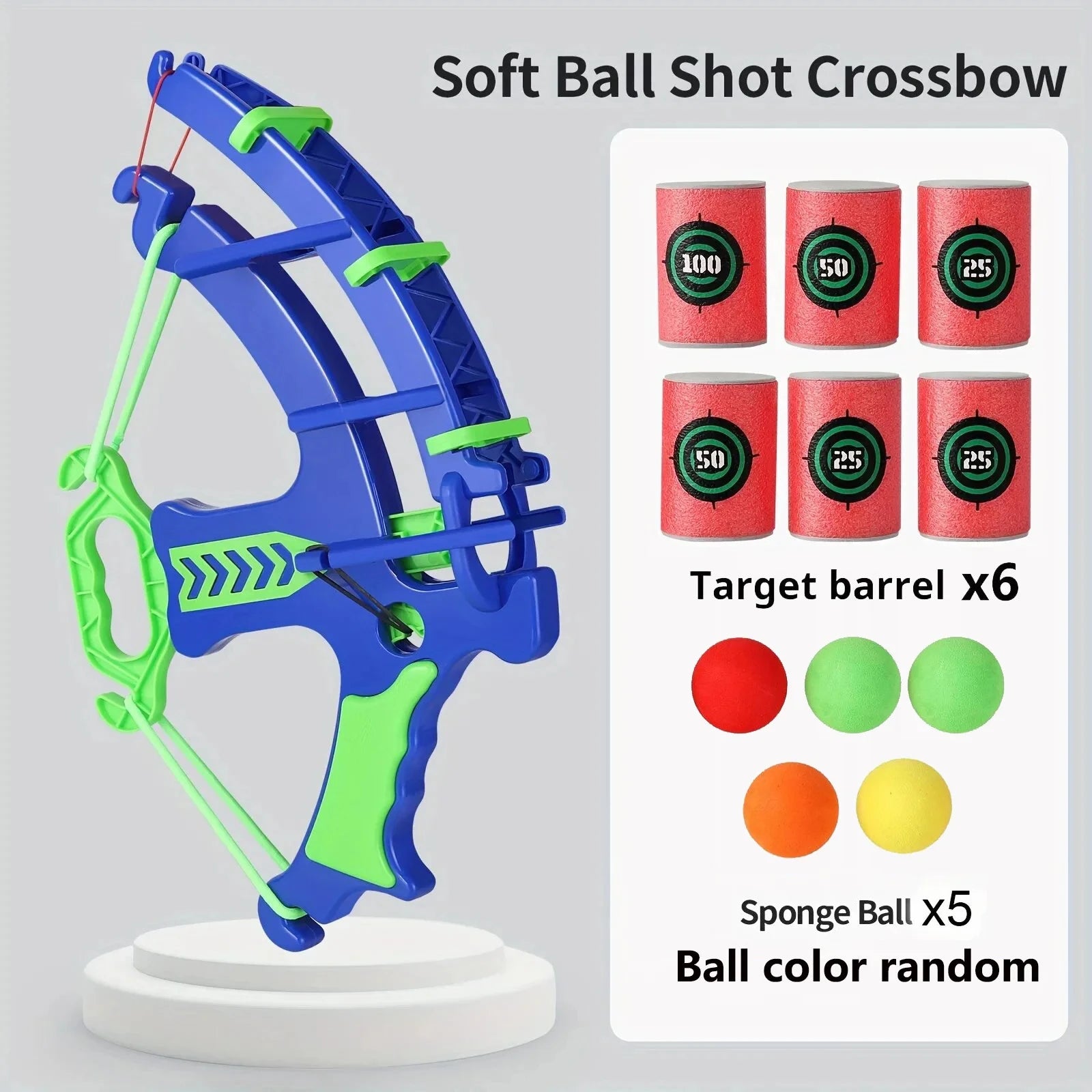 Foam Ball Bow and Arrow – Educational Target Practice Toy for Kids