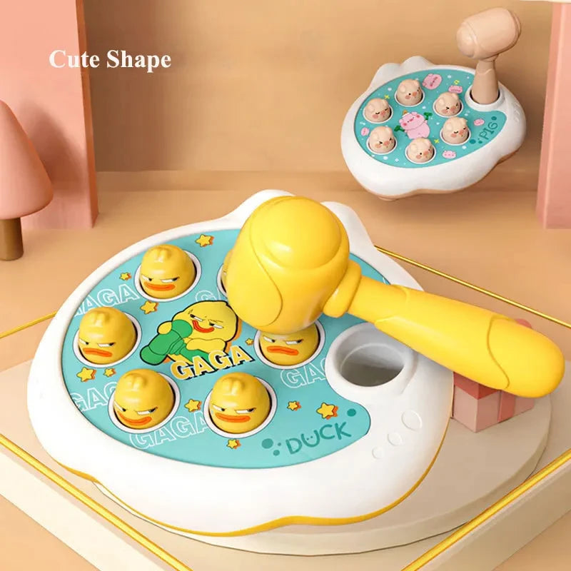 Duck Whack Game – Montessori Educational Toy with Hammer for Kids