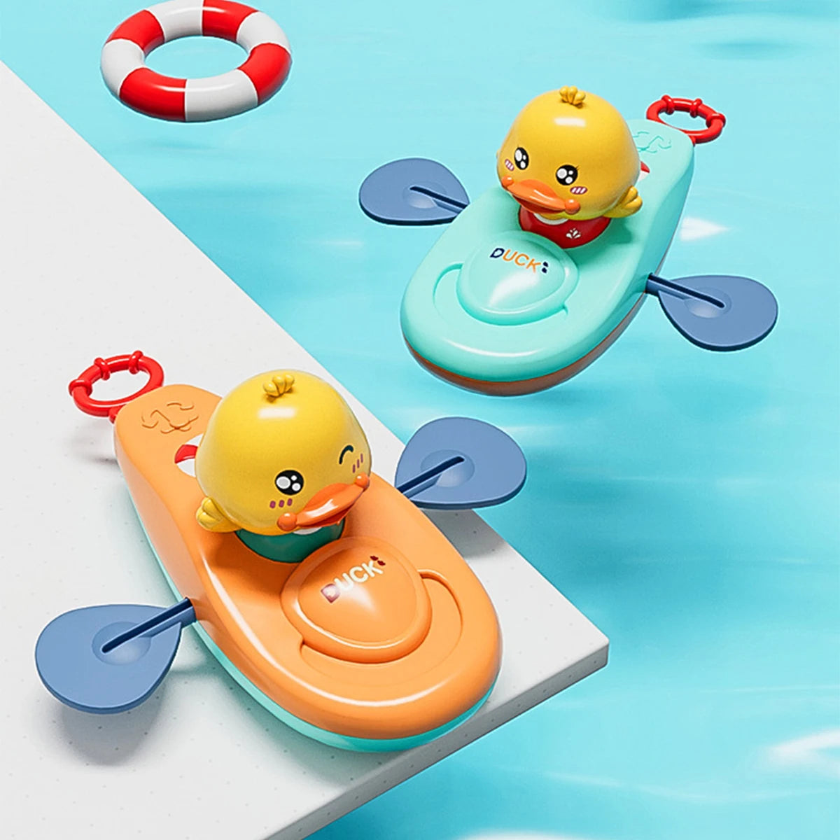 Duck on Boat Bath Toy – Water Fun for Kids