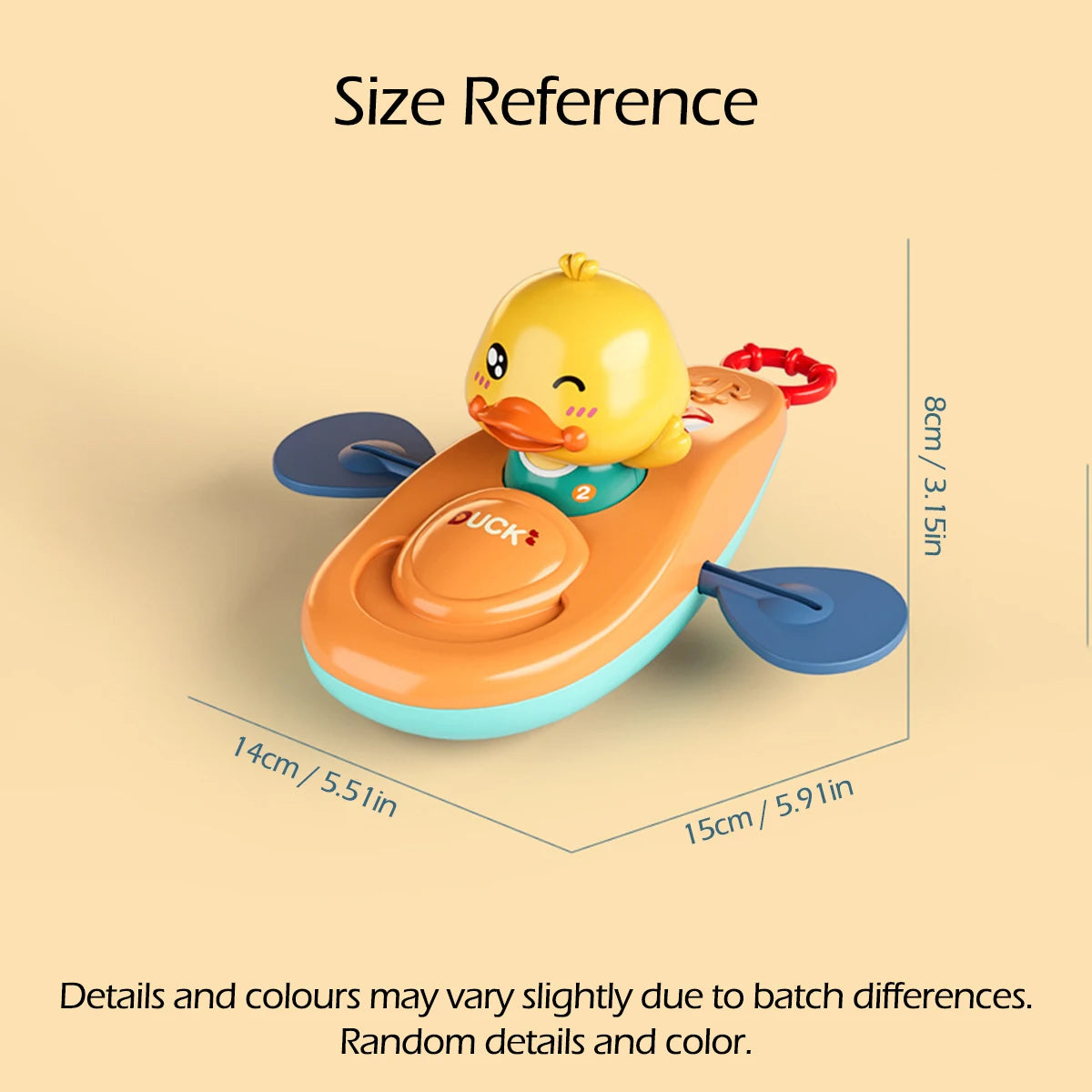 Duck on Boat Bath Toy – Water Fun for Kids