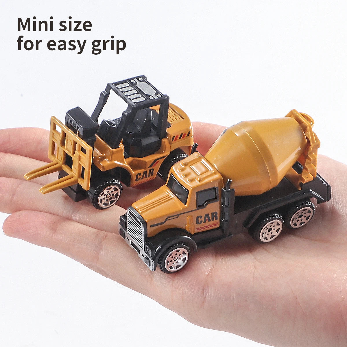 6-Piece Mini Construction Trucks Set – Engineering Toy Vehicles for Kids
