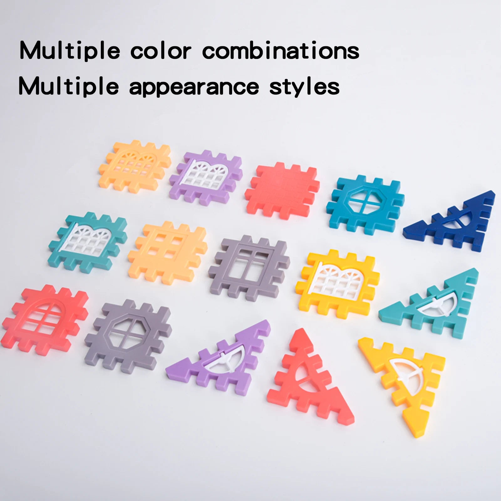 Creative House Building Blocks – Colorful Educational Construction Toy for Kids