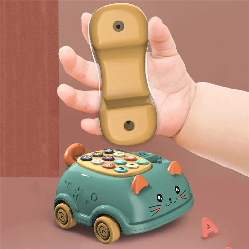 3-in-1 Musical Phone Toy – Lights, Sounds & Educational Play