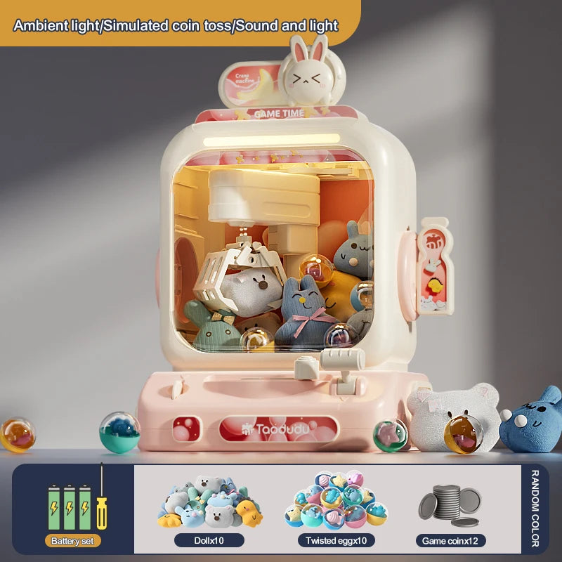 Children’s Claw Machine – Interactive Toy with 10 Mini Plush Dolls