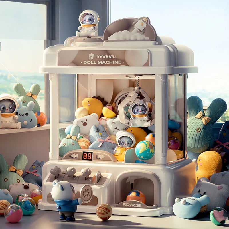 Children’s Claw Machine – Interactive Toy with 10 Mini Plush Dolls