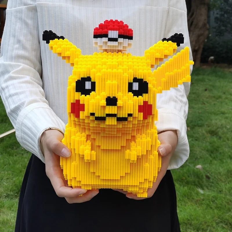 Pikachu Diamond Building Blocks – 5210 pcs Mini Brick Model Toy