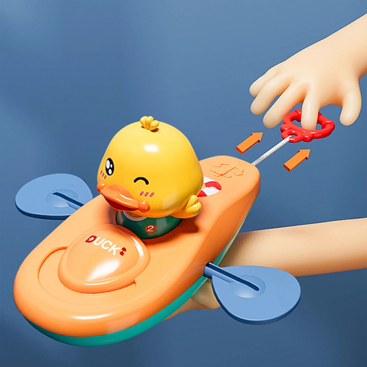 Duck on Boat Bath Toy – Water Fun for Kids