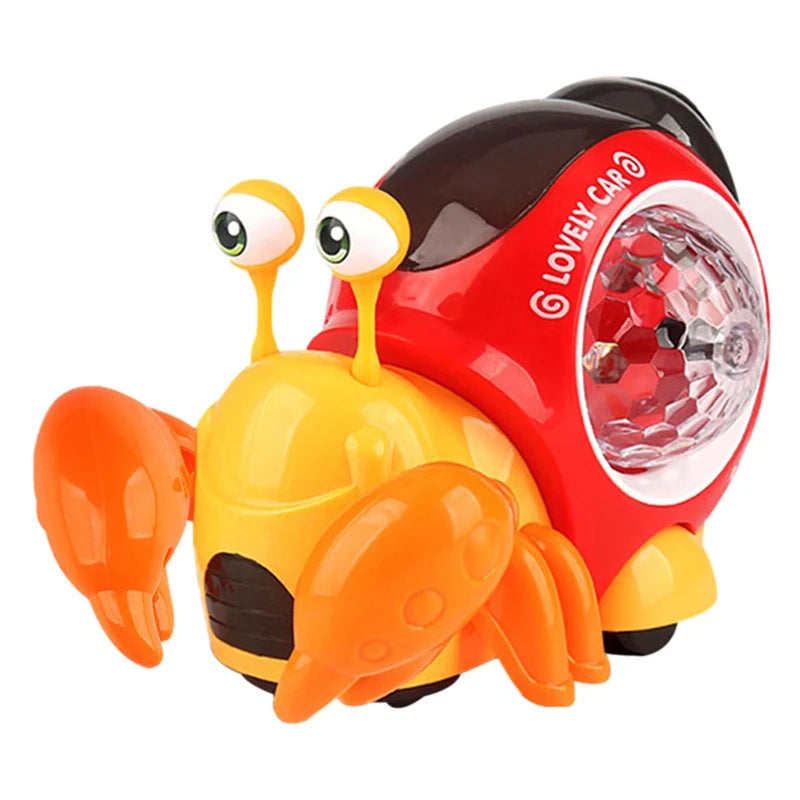 Crawling Crab Baby Toy – Interactive Music & Light for Toddlers