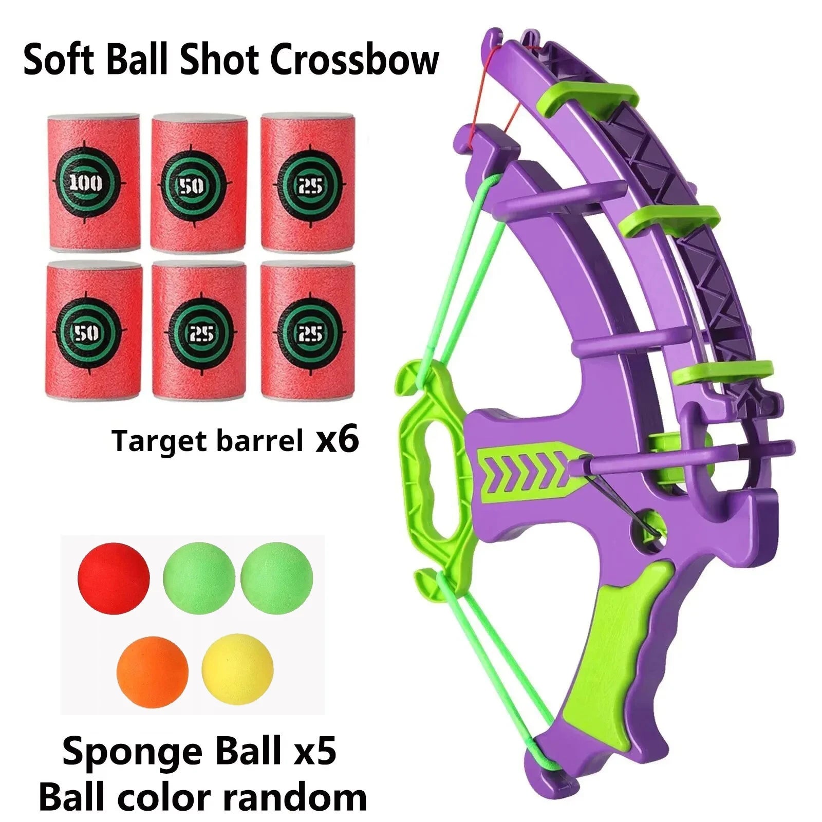 Foam Ball Bow and Arrow – Educational Target Practice Toy for Kids