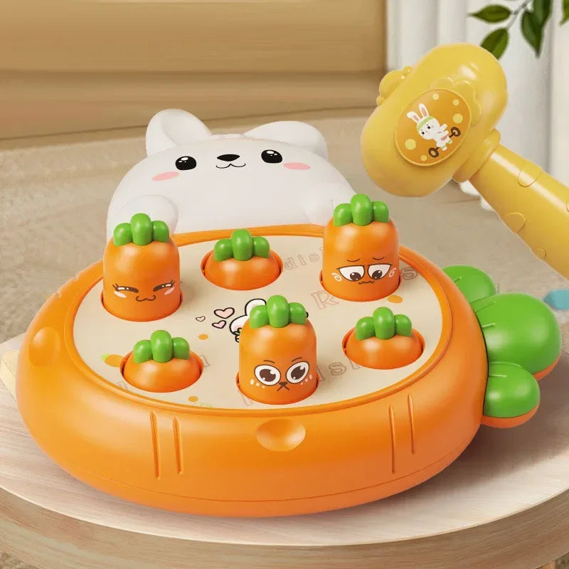Carrot Knocking Game – Montessori Educational Toy for Kids