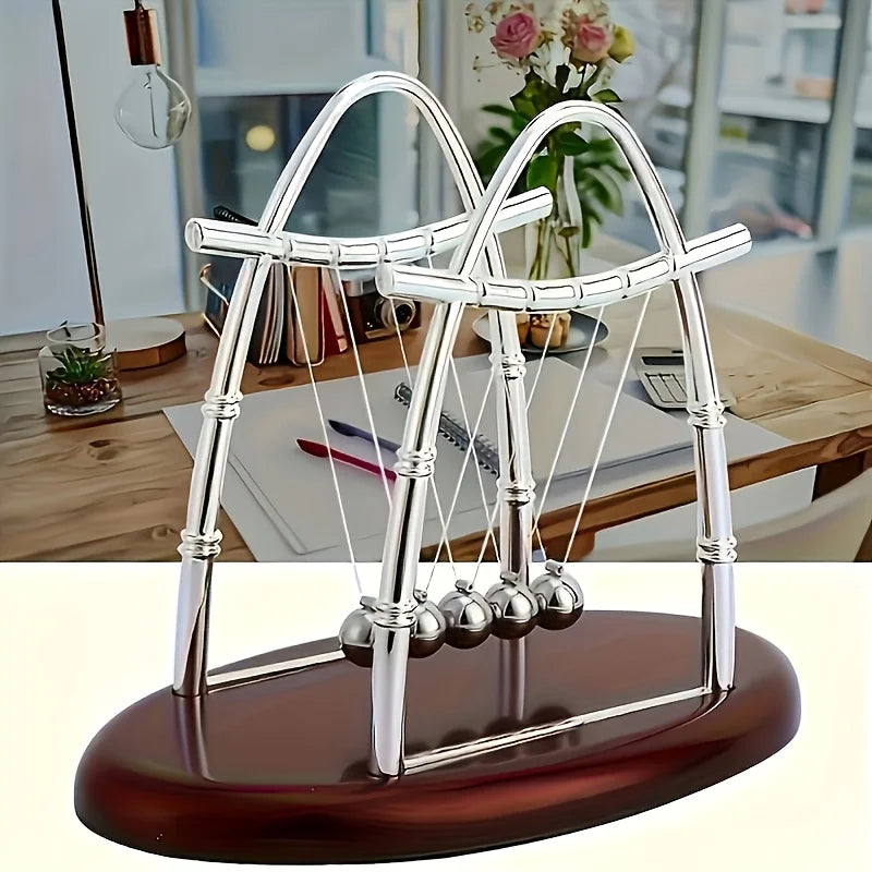 Newton Spring Ball Balance Ball Pendulum – Educational Kinetic Demonstrator