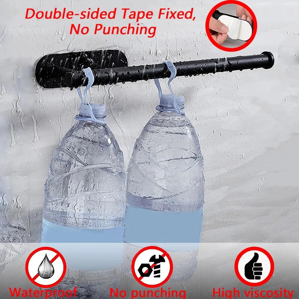Kitchen Paper Towel Holder Adhesive Tissue Hanger Toilet Roll Paper Dispenser Cabinet Storage