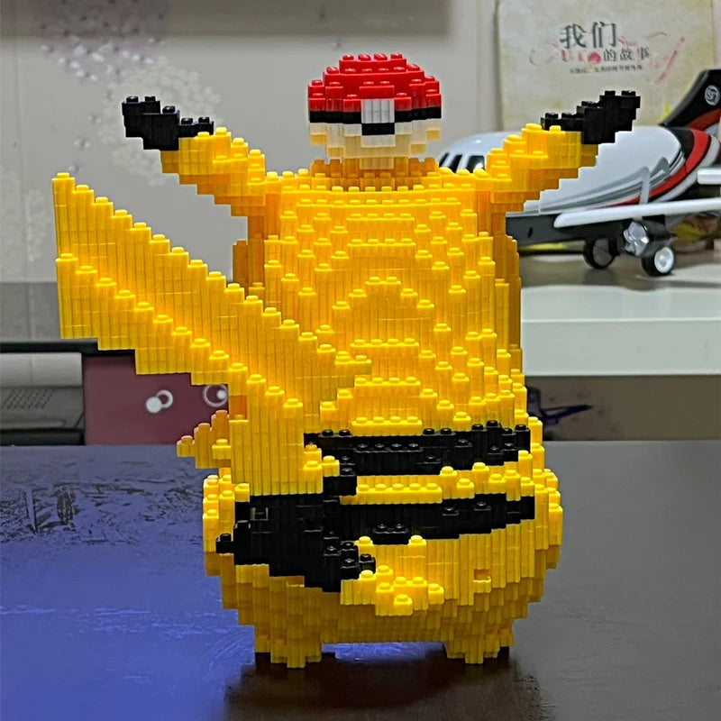 Pikachu Diamond Building Blocks – 5210 pcs Mini Brick Model Toy