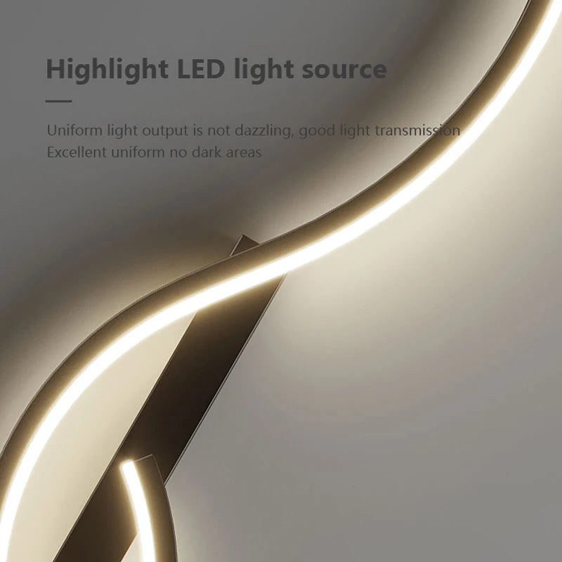 Modern LED Wall Sconce – Aluminum Strip Lamp for Bedroom & Living Room