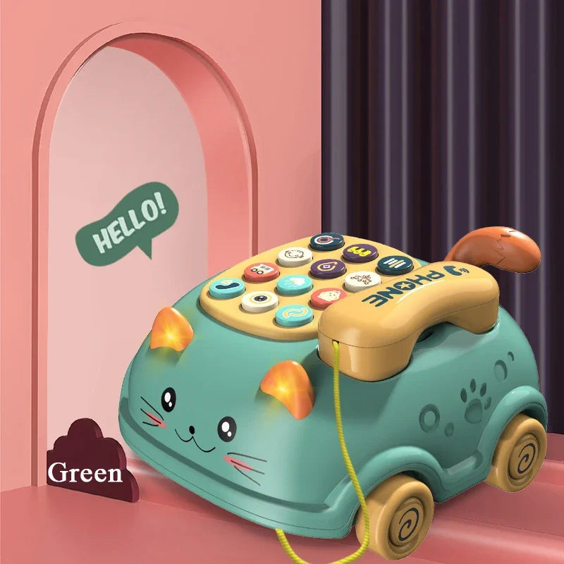 3-in-1 Musical Phone Toy – Lights, Sounds & Educational Play
