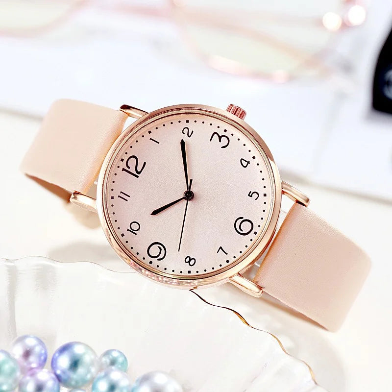 Women's Luxury Quartz Watch – Gold Mesh Band, Ultra-Thin, Elegant Design