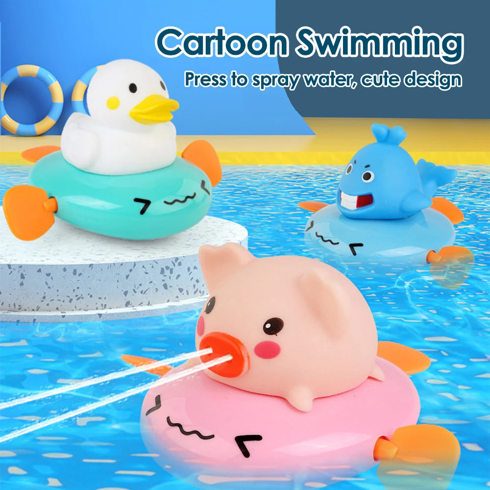 Duck on Boat Bath Toy – Water Fun for Kids