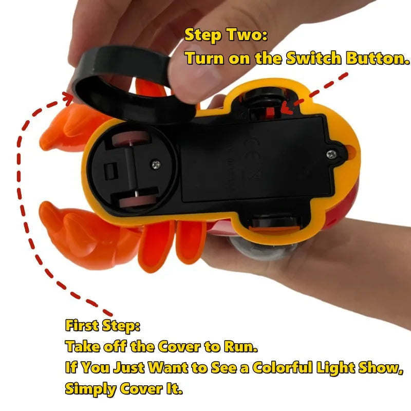 Crawling Crab Baby Toy – Interactive Music & Light for Toddlers