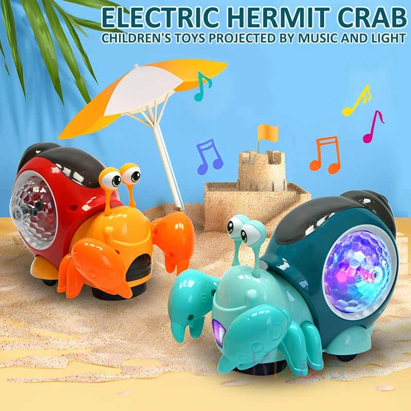 Crawling Crab Baby Toy – Interactive Music & Light for Toddlers