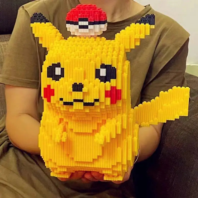 Pikachu Diamond Building Blocks – 5210 pcs Mini Brick Model Toy