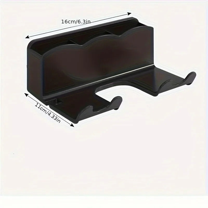 Wall-Mounted Bathroom Organizer – No Drill Storage Rack for Toiletries & Accessories