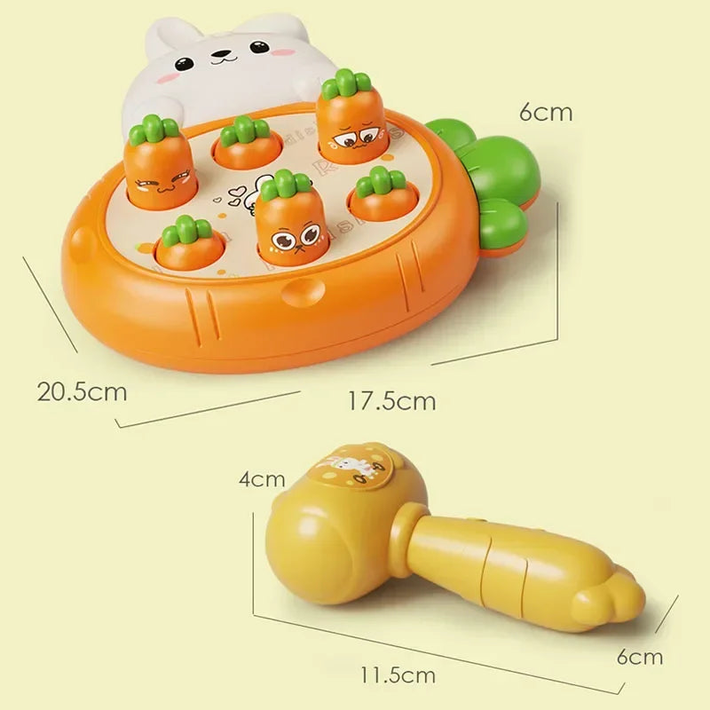 Carrot Knocking Game – Montessori Educational Toy for Kids