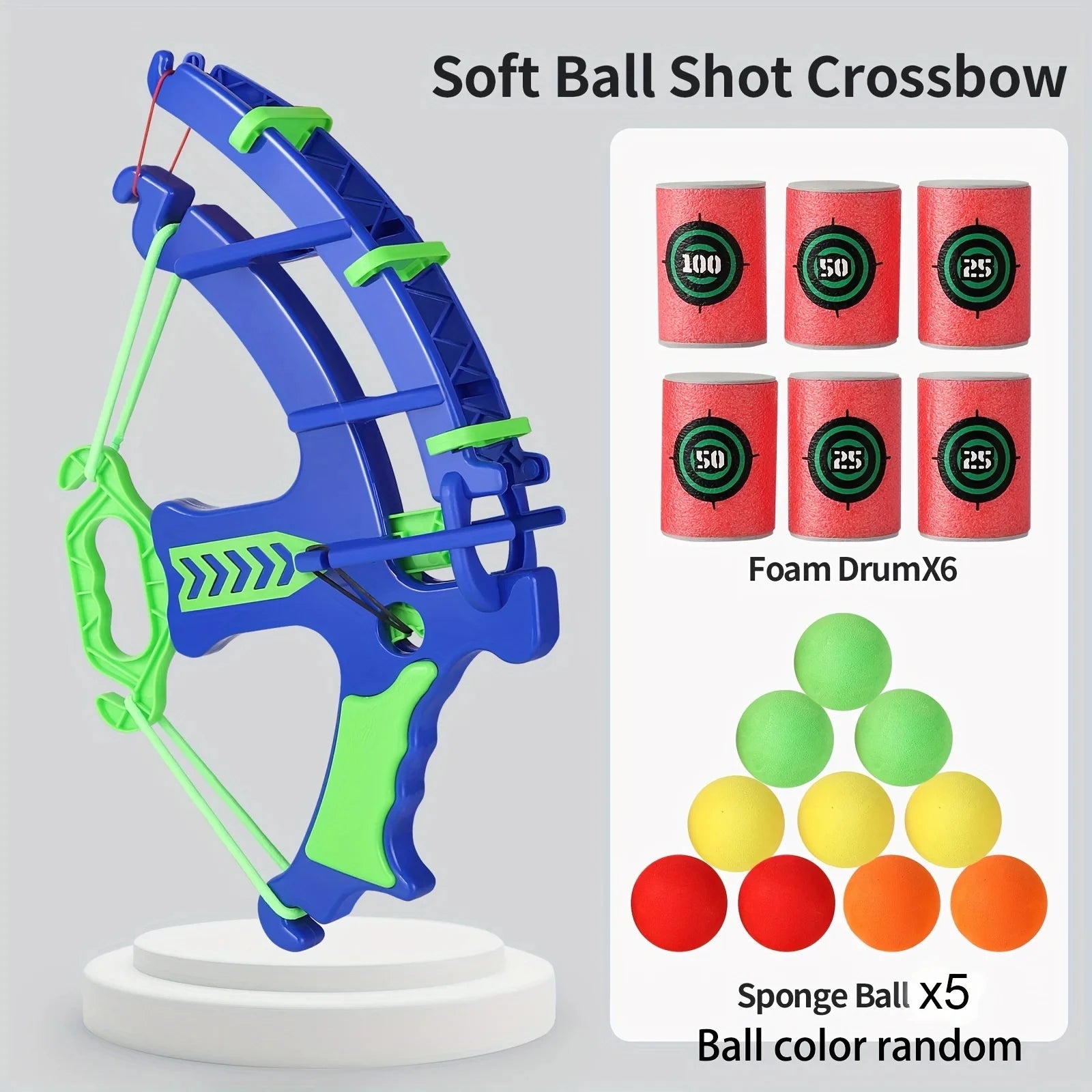 Foam Ball Bow and Arrow – Educational Target Practice Toy for Kids